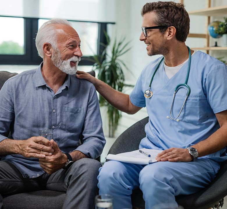 ABW Medical medical professional consulting with patient